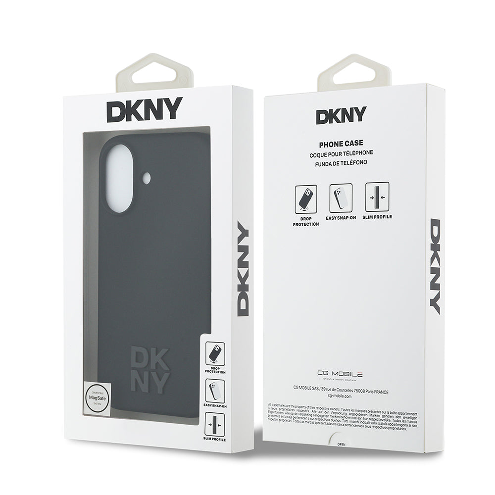 Apple iPhone 17 Kılıf DKNY Orjinal Lisanslı M-safe Şarj Özellikli Metal Logolu Silikon Kapak - Görsel 8