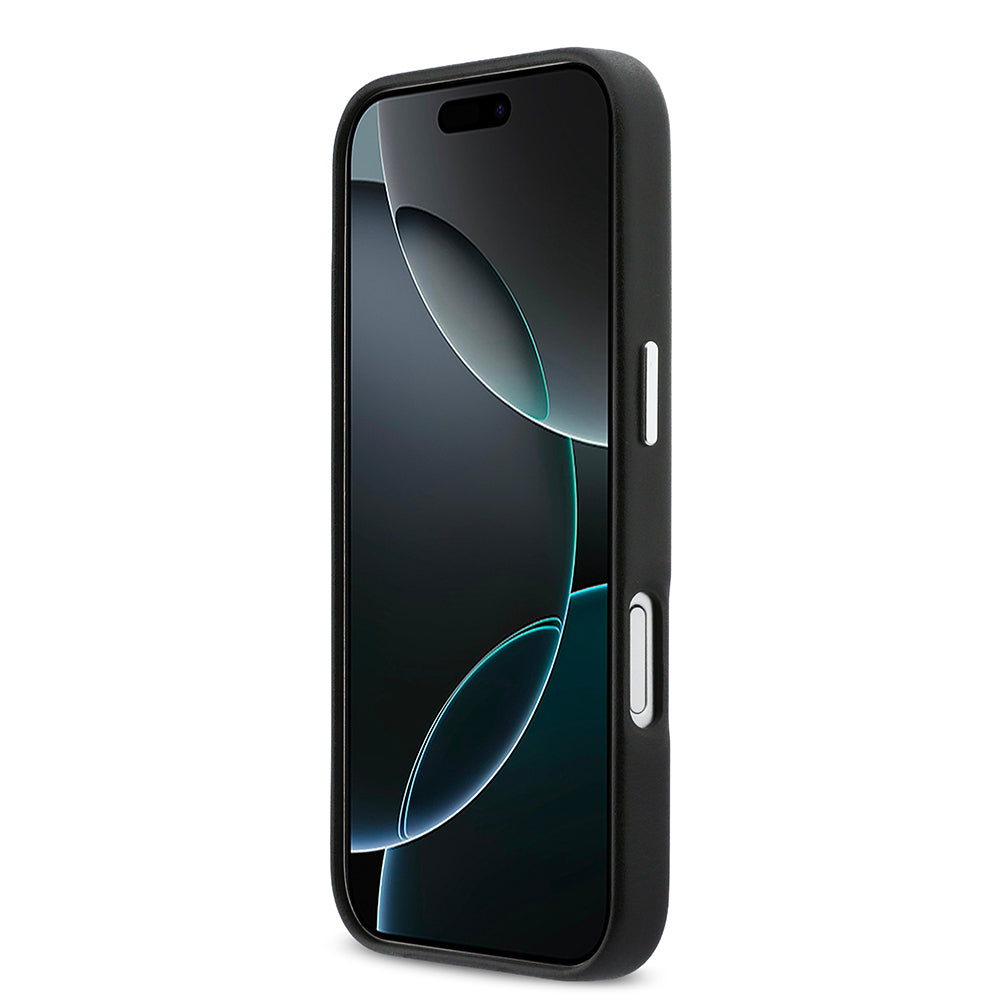 Apple iPhone 17 Kılıf DKNY Orjinal Lisanslı M-safe Şarj Özellikli PU Büyük Dikey Logolu Kapak - Görsel 5