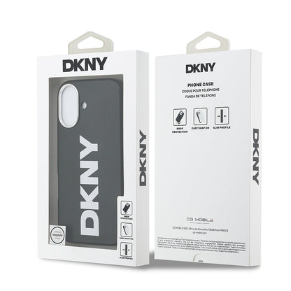 Apple iPhone 17 Kılıf DKNY Orjinal Lisanslı M-safe Şarj Özellikli PU Büyük Dikey Logolu Kapak - Görsel 8