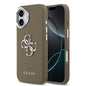 Apple iPhone 17 Kılıf Guess Orjinal Lisanslı Grained 4G Metal Büyük Logolu Kapak
