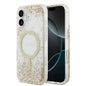 Apple iPhone 17 Kılıf Guess Orjinal Lisanslı M-safe Şarj Özellikli Transparan Resin Bottom Kapak