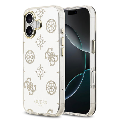 Apple iPhone 17 Kılıf Guess Orjinal Lisanslı Metal Kamera Çerçeveli Simli Aynalı Kapak - Görsel 2