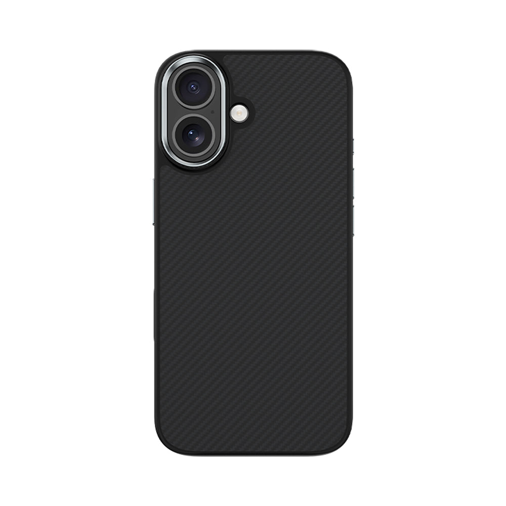 Apple iPhone 17 Kılıf Karbon Fiber M-safe Şarj Özellikli Benks Hybrid ArmorPro 600D Kevlar Kapak - Görsel 2