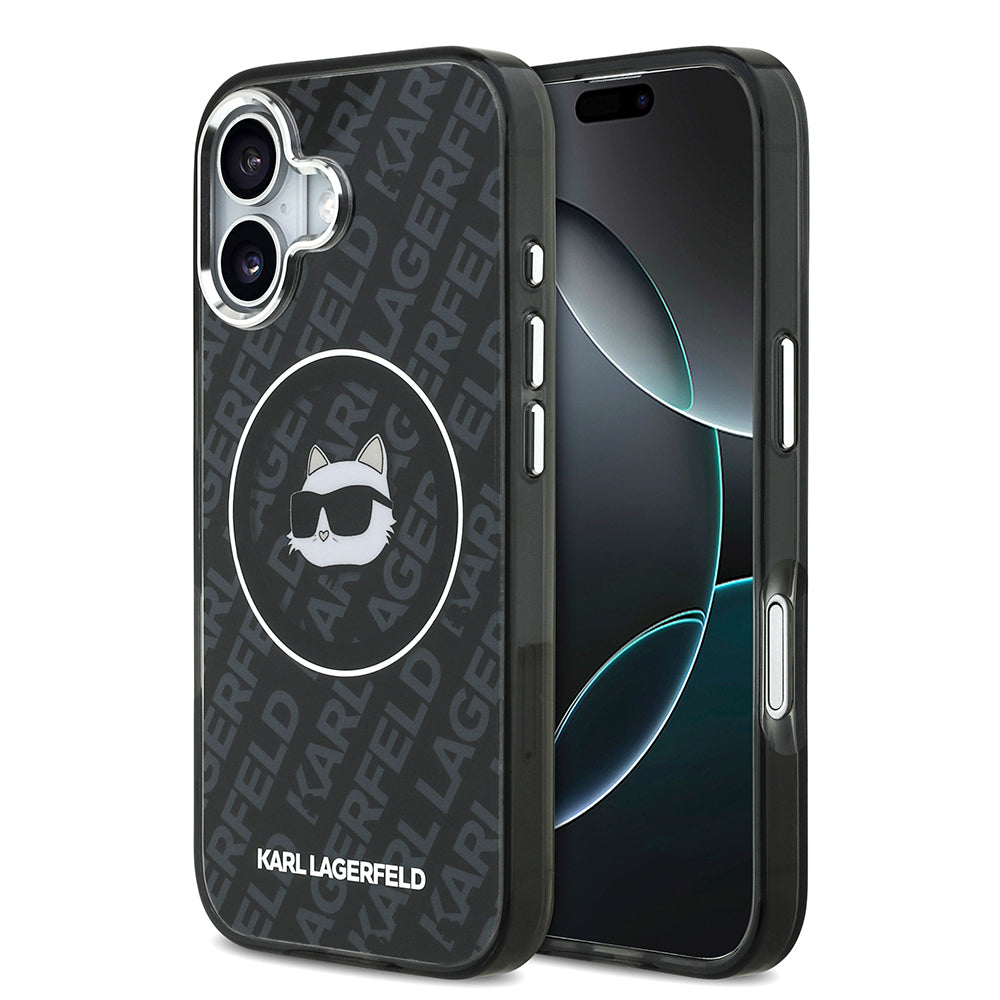 Apple iPhone 17 Kılıf Karl Lagerfeld Orjinal Lisanslı IML Baskılı Choupette Heads Kapak - Görsel 2