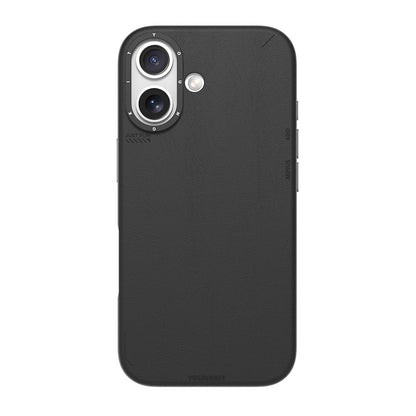 Apple iPhone 17 Kılıf M-safe Şarj Özellikli Basit Mat Deri Desenli Youngkit Tech Fashion Serisi Kapak - Görsel 4