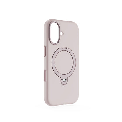 Apple iPhone 17 Kılıf M-safe Şarj Özellikli Metal Standlı Sıvı Silikon Lenyes CK223 Kapak - Görsel 7