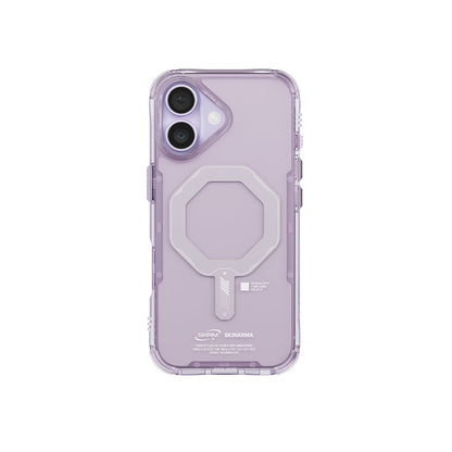 Apple iPhone 17 Kılıf M-safe Şarj Özellikli Şeffaf Airbag Tasarımlı Skinarma Saido Mag-Charge Kapak - Görsel 5