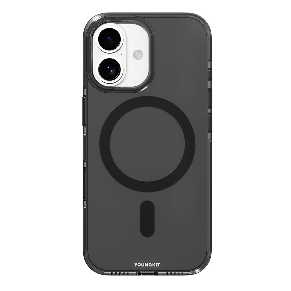 Apple iPhone 17 Kılıf M-safe Şarj Özellikli Şeffaf Youngkit Crystal Shield Serisi Kapak - Görsel 3