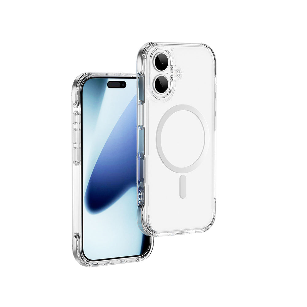 Apple iPhone 17 Kılıf M-safe Şarj Özellikli Wiwu MCC-702 Titanyum Pro Serisi Sert PC Kapak - Görsel 2