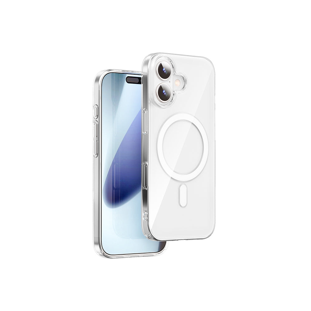 Apple iPhone 17 Kılıf M-safe Şarj Özellikli Wiwu YXK-207 Invisible Pro Sert PC Kapak - Görsel 2