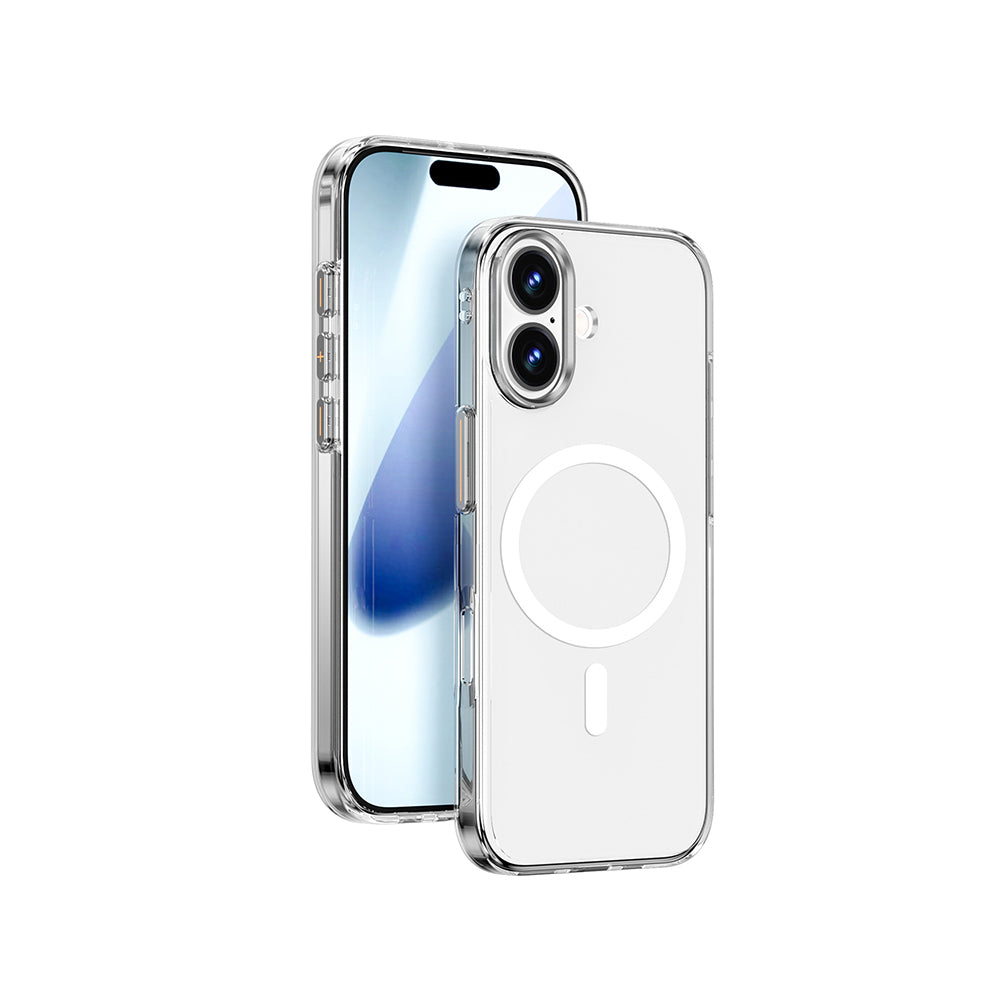 Apple iPhone 17 Kılıf M-safe Şarj Özellikli Wiwu YXK-208 Invisible Ultra Sert PC Kapak - Görsel 2
