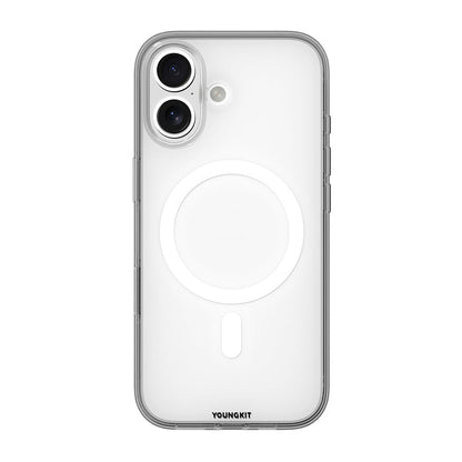 Apple iPhone 17 Kılıf M-safe Şarj Özellikli Youngkit Clear Serisi Kapak - Görsel 2