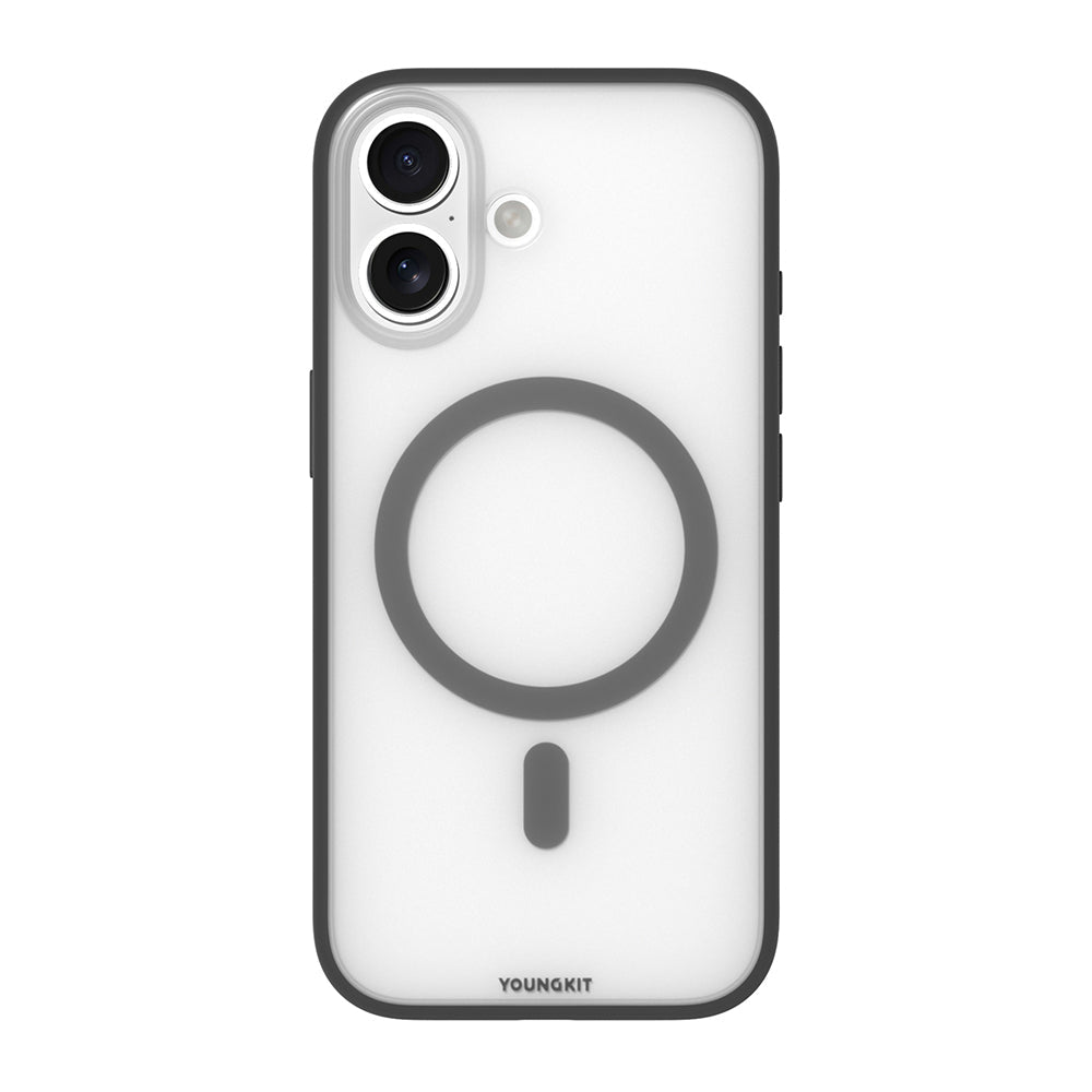 Apple iPhone 17 Kılıf M-safe Şarj Özellikli Youngkit Clear Serisi Kapak - Görsel 3
