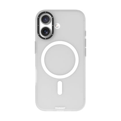 Apple iPhone 17 Kılıf M-safe Şarj Özellikli Youngkit Hidden Sand Serisi Kapak - Görsel 2