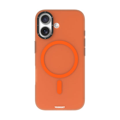Apple iPhone 17 Kılıf M-safe Şarj Özellikli Youngkit Hidden Sand Serisi Kapak - Görsel 4
