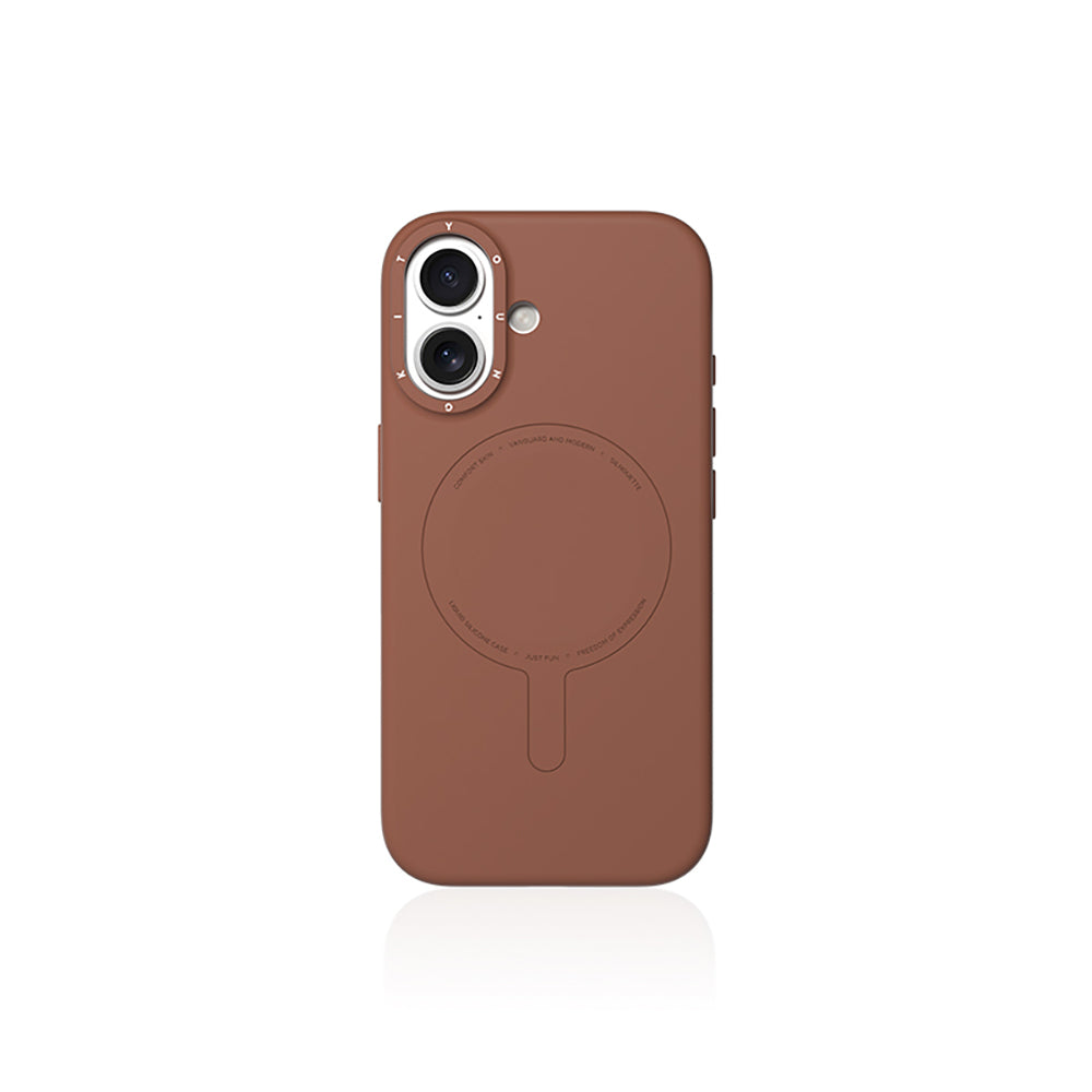 Apple iPhone 17 Kılıf M-Safe Şarj Özellikli Youngkit Morandi Serisi Kapak - Görsel 2