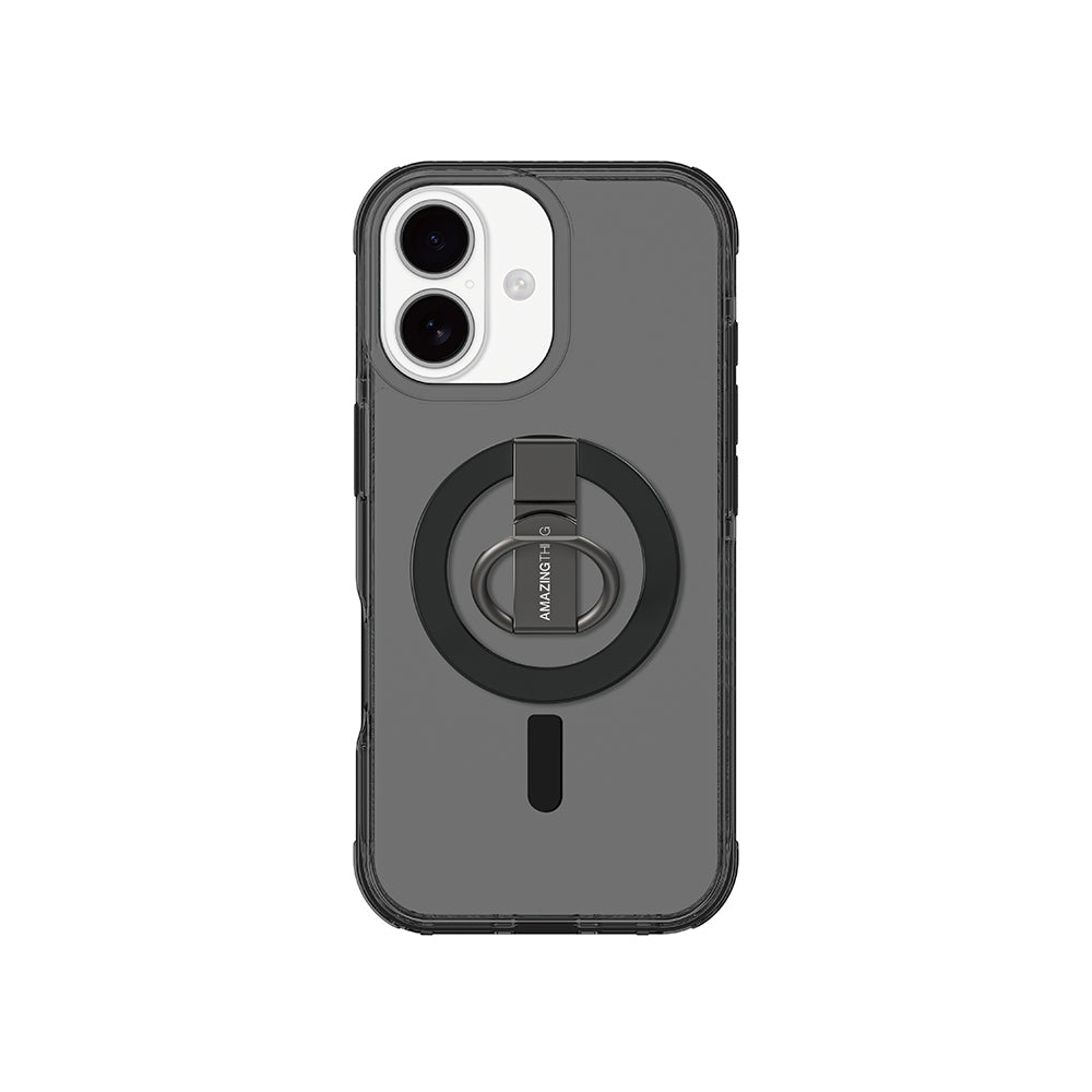 Apple iPhone 17 Kılıf M-safe Şarj Özellikli Yüzük Standlı Amazingthing Titan Pro Serisi Kapak - Görsel 2