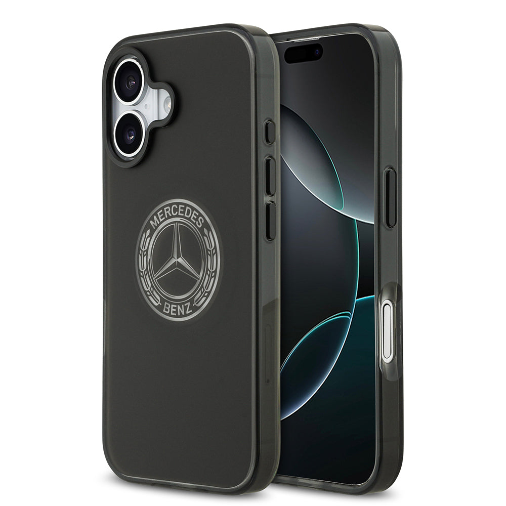 Apple iPhone 17 Kılıf Mercedes Benz Orjinal Lisanslı M-safe Şarj Özellikli Buzlu PC Nostaljik Yıldız Dizayn Kapak - Görsel 2