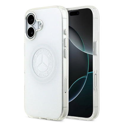 Apple iPhone 17 Kılıf Mercedes Benz Orjinal Lisanslı M-safe Şarj Özellikli Buzlu PC Nostaljik Yıldız Dizayn Kapak - Görsel 3