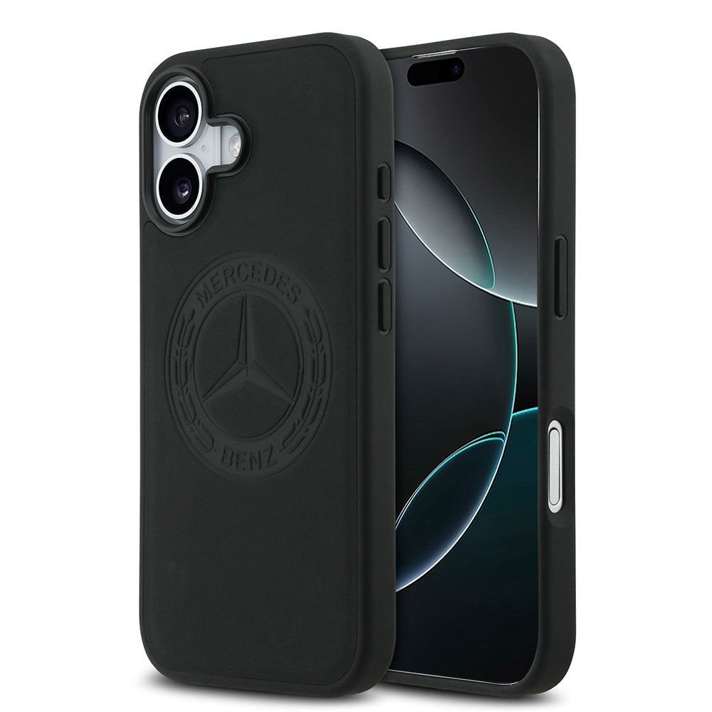 Apple iPhone 17 Kılıf Mercedes Benz Orjinal Lisanslı M-safe Şarj Özellikli Hakiki Deri Nostaljik Yıldız Dizayn Kapak - Görsel 2