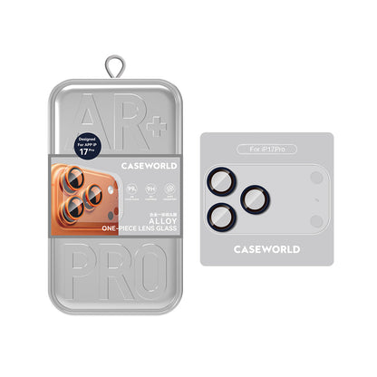 Apple iPhone 17 Pro CaseWorld Alloy One-Piece Serisi Anti Reflective Kamera Lens Koruyucu - Görsel 2