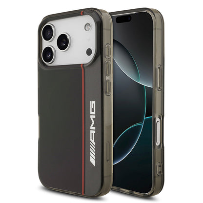 Apple iPhone 17 Pro Kılıf AMG Orjinal Lisanslı M-safe Şarj Özellikli IML Baskı Logolu Çift Katmanlı Bow Lines Kapak - Görsel 2