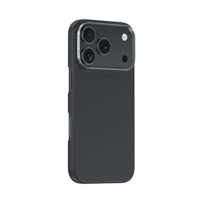 Apple iPhone 17 Pro Kılıf Benks M-safe Şarj Özellikli Metal Kamera Çerçeveli Magnetik ArmorAir 600D Kevlar Fiber Kapak - Görsel 2