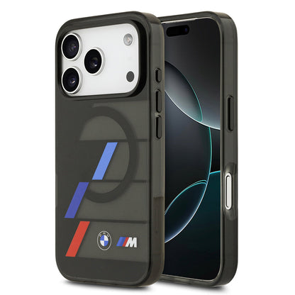 Apple iPhone 17 Pro Kılıf BMW Orjinal Lisanslı M-safe Şarj Özellikli IML Baskılı Üç Renkli M Dizayn Kapak - Görsel 2