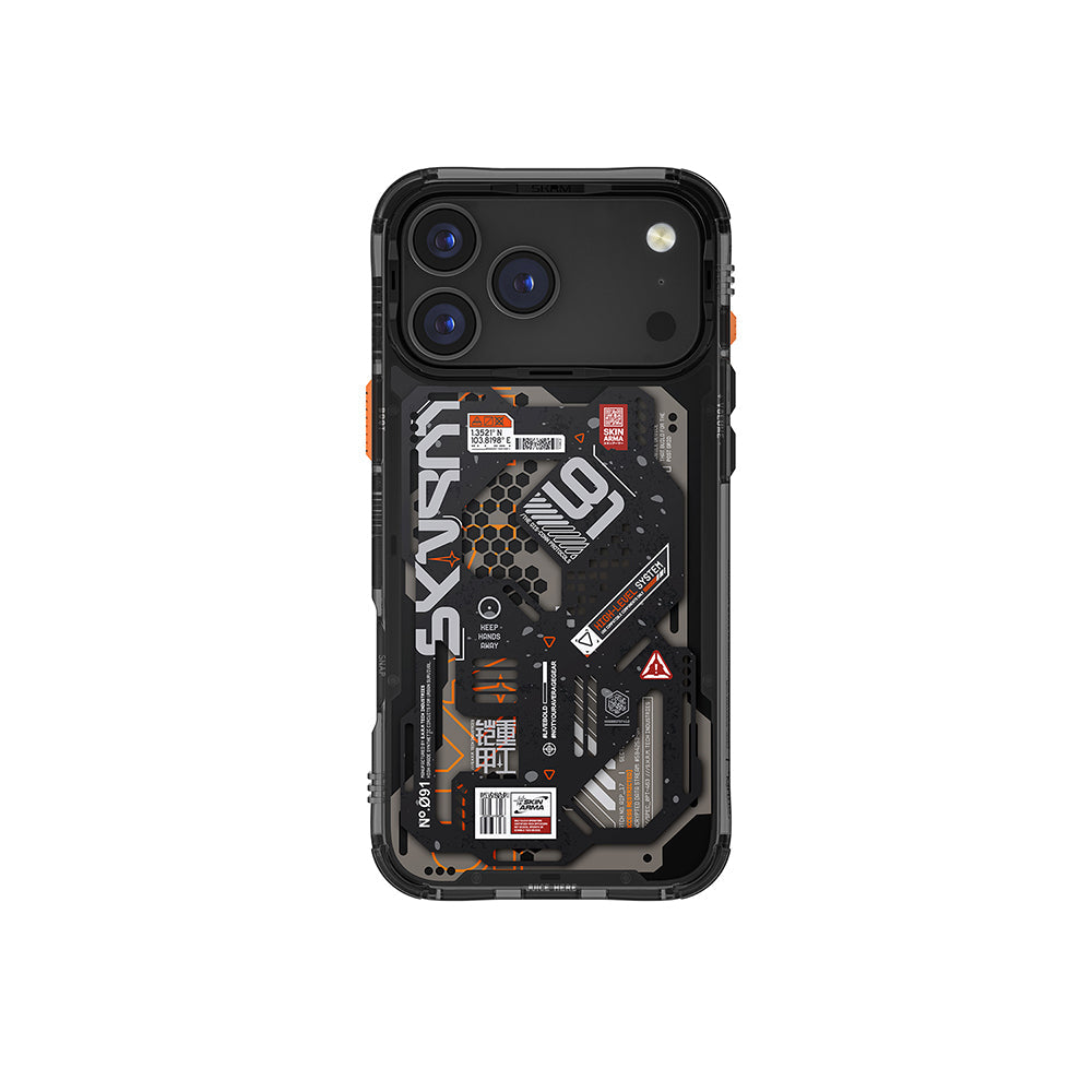 Apple iPhone 17 Pro Kılıf Desenli Airbag Tasarımlı Skinarma Spectra Kapak - Görsel 3