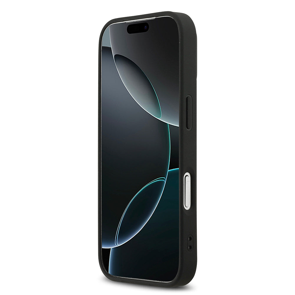 Apple iPhone 17 Pro Kılıf DKNY Orjinal Lisanslı M-safe Şarj Özellikli 3D Yazılı Grid Pattern Kapak - Görsel 12