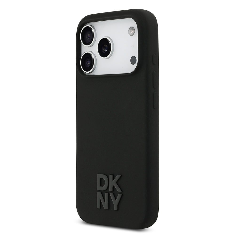 Apple iPhone 17 Pro Kılıf DKNY Orjinal Lisanslı M-safe Şarj Özellikli Metal Logolu Silikon Kapak - Görsel 2