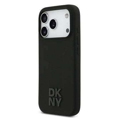 Apple iPhone 17 Pro Kılıf DKNY Orjinal Lisanslı M-safe Şarj Özellikli Metal Logolu Silikon Kapak - Görsel 2