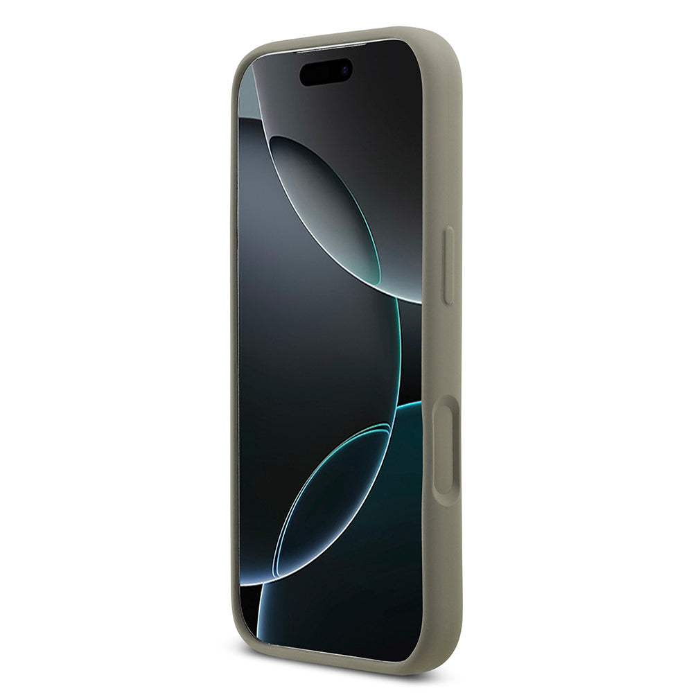 Apple iPhone 17 Pro Kılıf DKNY Orjinal Lisanslı M-safe Şarj Özellikli Metal Logolu Silikon Kapak - Görsel 12