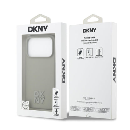 Apple iPhone 17 Pro Kılıf DKNY Orjinal Lisanslı M-safe Şarj Özellikli Metal Logolu Silikon Kapak - Görsel 15