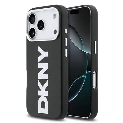 Apple iPhone 17 Pro Kılıf DKNY Orjinal Lisanslı M-safe Şarj Özellikli PU Büyük Dikey Logolu Kapak - Görsel 23