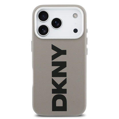 Apple iPhone 17 Pro Kılıf DKNY Orjinal Lisanslı M-safe Şarj Özellikli PU Büyük Dikey Logolu Kapak - Görsel 17