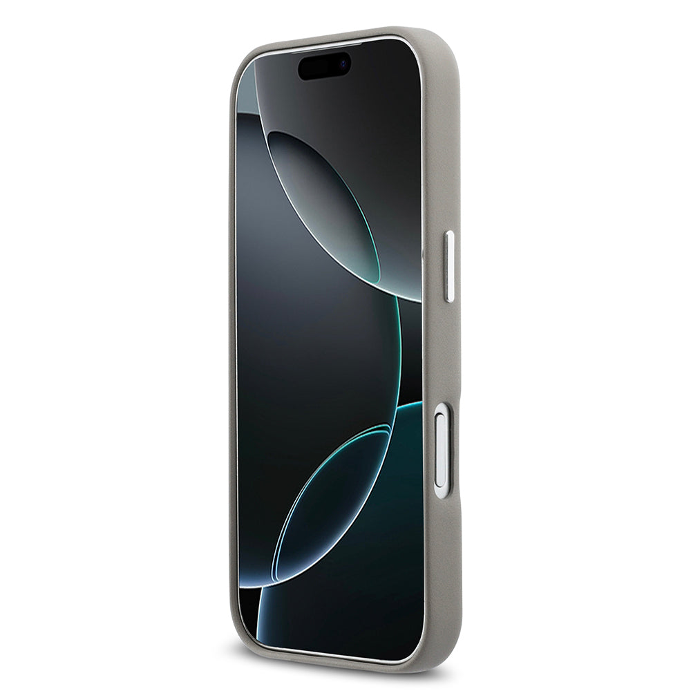 Apple iPhone 17 Pro Kılıf DKNY Orjinal Lisanslı M-safe Şarj Özellikli PU Büyük Dikey Logolu Kapak - Görsel 19