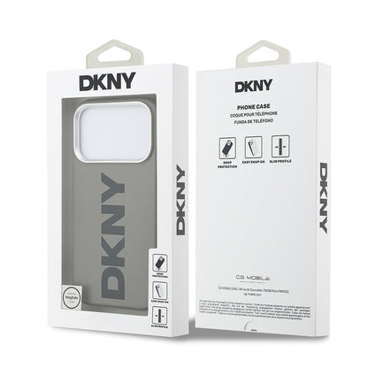 Apple iPhone 17 Pro Kılıf DKNY Orjinal Lisanslı M-safe Şarj Özellikli PU Büyük Dikey Logolu Kapak - Görsel 22