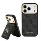 Apple iPhone 17 Pro Kılıf Guess Orjinal Lisanslı M-safe Şarj Özellikli 4G Metal Büyük Logolu Kartlıklı Kapak