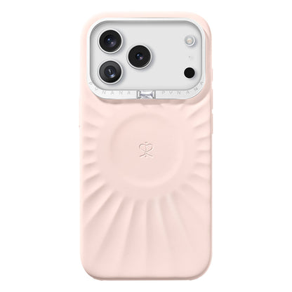 Apple iPhone 17 Pro Kılıf Kabartma Tasarımlı Metal Kamera Çerçeveli Pynana Starlight Serisi Kapak - Görsel 5