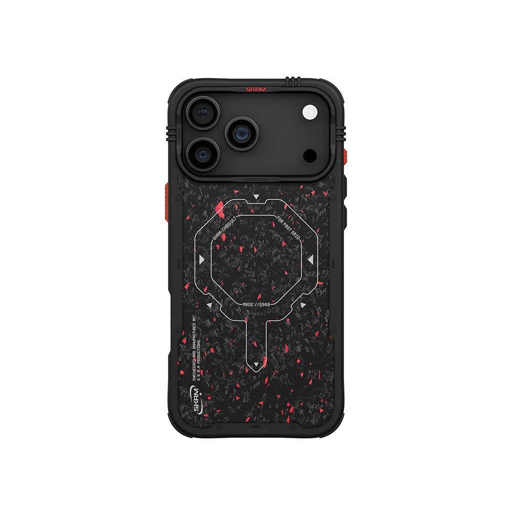 Apple iPhone 17 Pro Kılıf M-safe Şarj Özellikli Airbag Tasarımlı Skinarma Vektor Kapak - Görsel 2