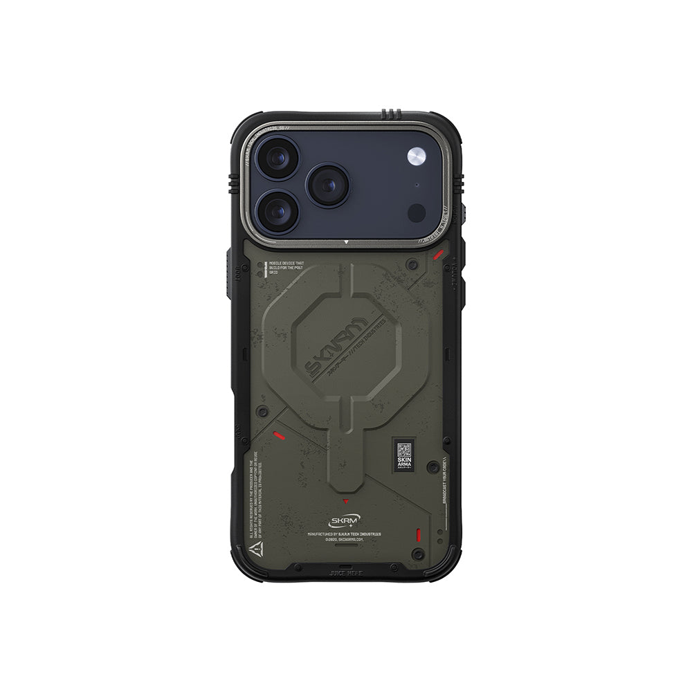 Apple iPhone 17 Pro Kılıf M-Safe Şarj Özellikli Airbag Tasarımlı Skinarma Vigor Kapak - Görsel 2