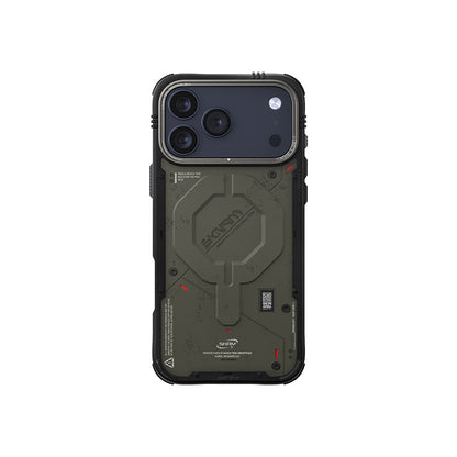 Apple iPhone 17 Pro Kılıf M-Safe Şarj Özellikli Airbag Tasarımlı Skinarma Vigor Kapak - Görsel 2