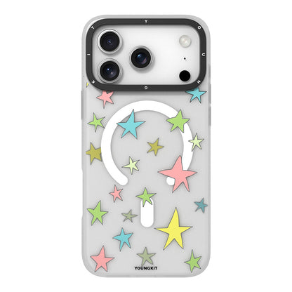 Apple iPhone 17 Pro Kılıf M-Safe Şarj Özellikli Airbagli Çift Katmanlı Youngkit Sweathart Serisi Kapak - Görsel 2