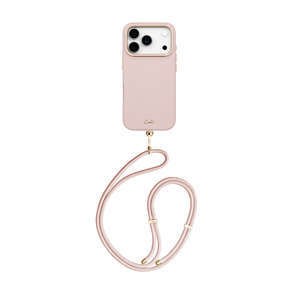 Apple iPhone 17 Pro Kılıf M-safe Şarj Özellikli Askı İpli Coehl Mirelle Kapak - Görsel 4