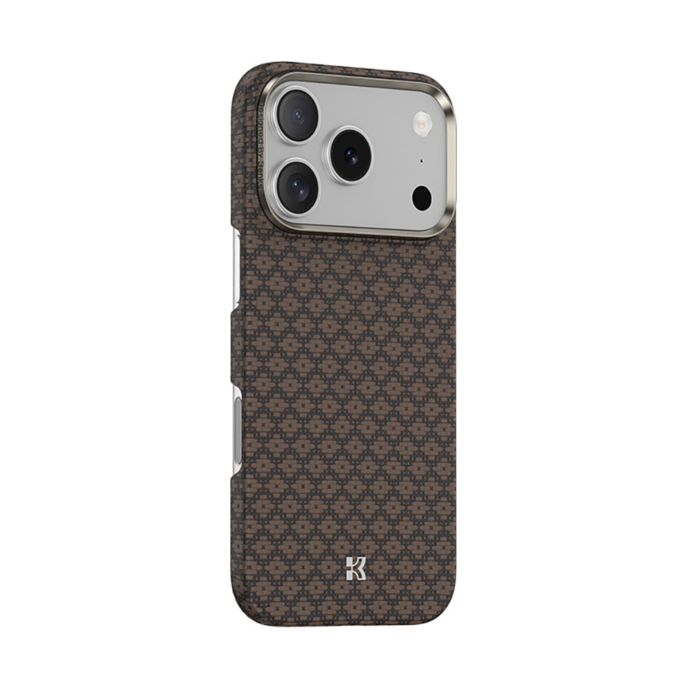 Apple iPhone 17 Pro Kılıf M-Safe Şarj Özellikli Benks ArmorAir ArmorGrid Serisi Kevlar Kapak - Görsel 6