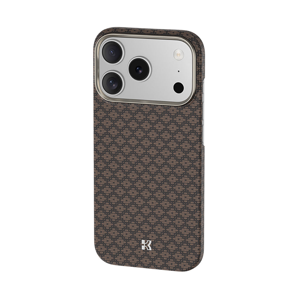 Apple iPhone 17 Pro Kılıf M-Safe Şarj Özellikli Benks ArmorAir ArmorGrid Serisi Kevlar Kapak - Görsel 4