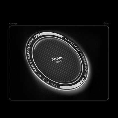 Apple iPhone 17 Pro Kılıf M-Safe Şarj Özellikli Benks ArmorAir ArmorGrid Serisi Kevlar Kapak - Görsel 19