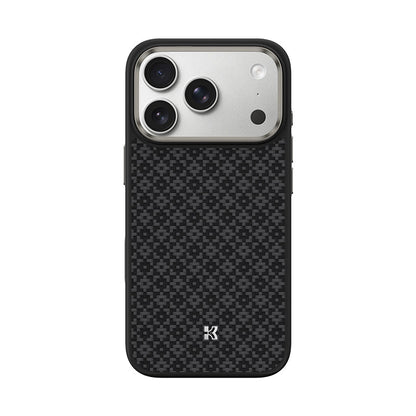 Apple iPhone 17 Pro Kılıf M-Safe Şarj Özellikli Benks ArmorPro ArmorGrid Serisi Kevlar Kapak