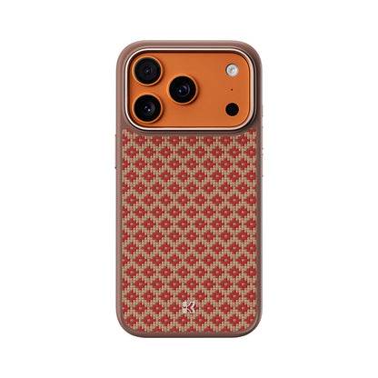 Apple iPhone 17 Pro Kılıf M-Safe Şarj Özellikli Benks ArmorPro ArmorGrid Serisi Kevlar Kapak - Görsel 3